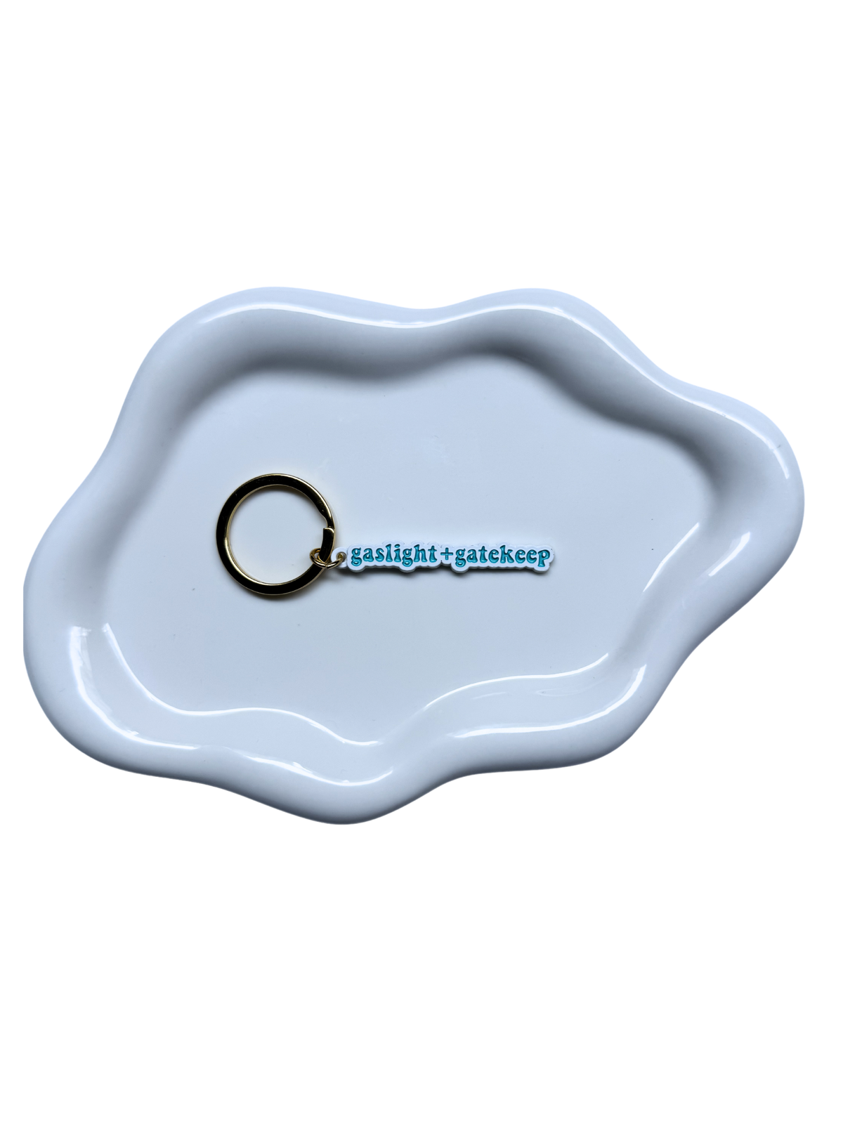 Gaslight & Gatekeep Keychain